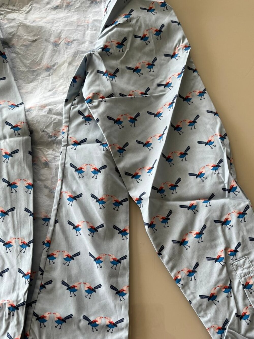 NWT Boden Women's Birds Button Up Shirt Preppy Whimsy Novelty Size US 6 - Picture 4 of 12